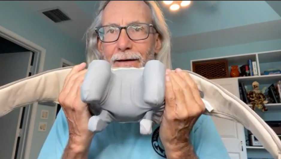 Load video: Trying Out TheraPexa Shiatsu Neck &amp; Shoulder Massager